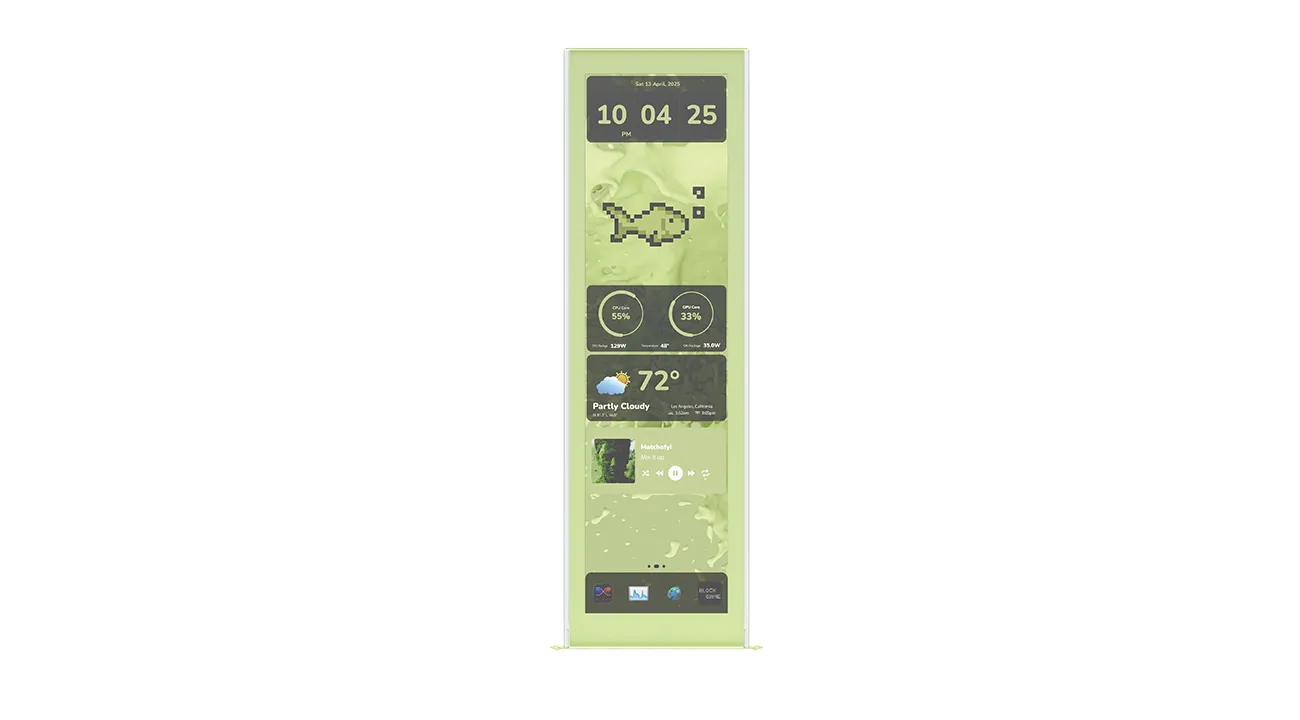 HYTE Y70 Touch Infinite Screen Kit Matcha 1